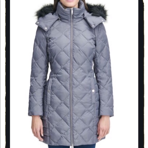 💥 Kenneth Cole Reaction Down Filled Puffer Coat - Picture 3 of 8